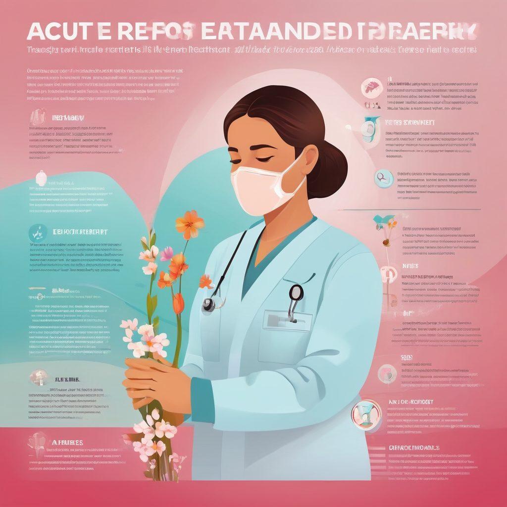 A detailed infographic showcasing the journey of Acute Respiratory Distress Syndrome treatment, featuring a hospital scene on one side with medical professionals tending to patients, and on the other side a serene image of recovery with fresh air, blooming flowers, and patients engaging in rehabilitation. Include a timeline with key milestones and supportive visuals like oxygen masks, treatment equipment, and recovery activities. Use vibrant colors and a clean, modern layout. vector art. vibrant colors.